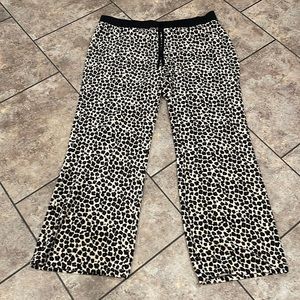 Y2K Juicy couture lounging pants 1X Long Leopard print